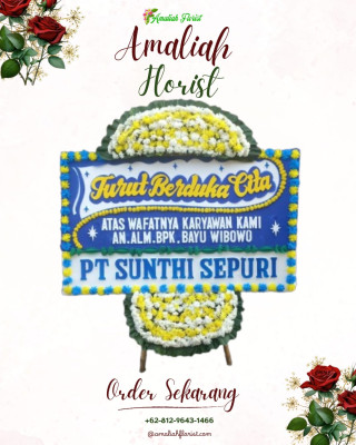 Papan Bunga Duka di Kawagit