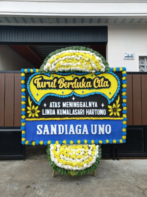 Papan Bunga Duka di Kawagit