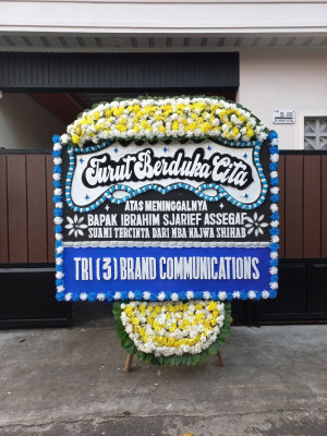 Papan Bunga Duka di Kawagit